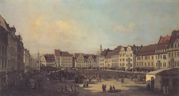  The Old Market Square in Dresden